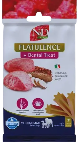 Pamlsok Farmina Quinoa Dog Flatulence medium & maxi 100g