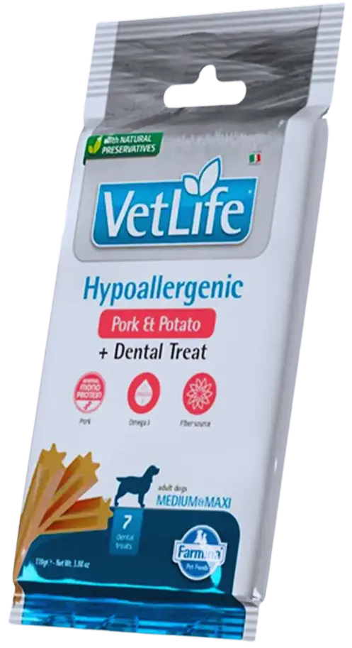 Pamlsok Farmina Vet Life Dog Hypo Pork Potato Adult medium & maxi 100g