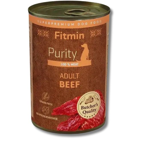 Fitmin dog Purity tin beef 400g