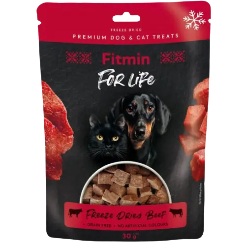  Fitmin dog For Life & cat freeze dried beef 30 g