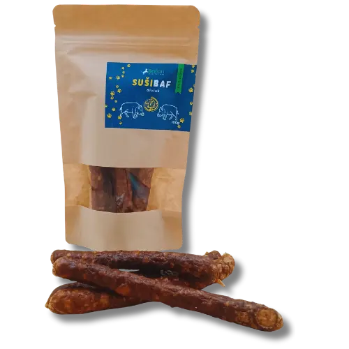 Sušibaf- diviak klobásky - 100g