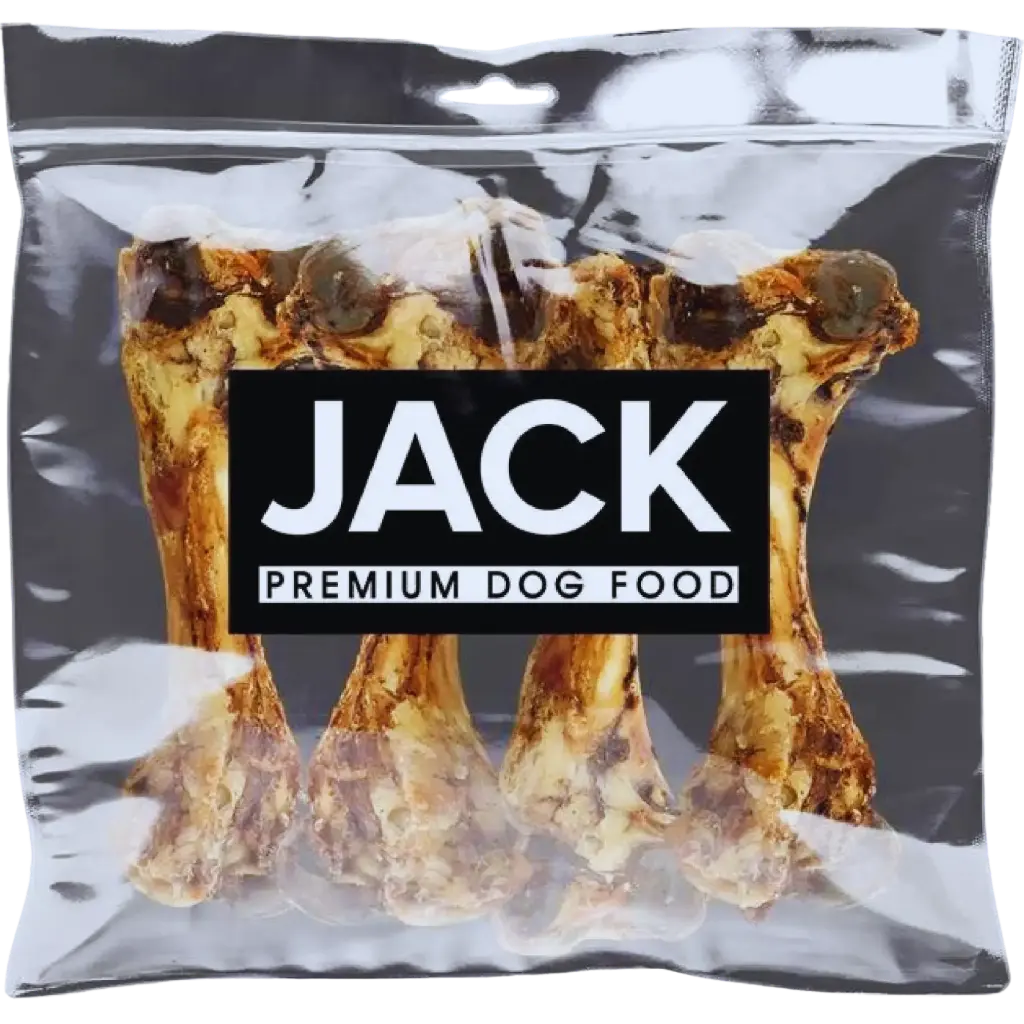 Pamlsok Jack hovädzie kosti, 20-25 cm 4 ks