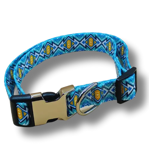 Nastaviteľný obojok pre psov – M - 2x32-50cm - Flok 