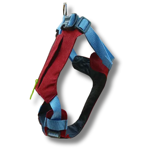 Postroj s vreckom - L - Červený