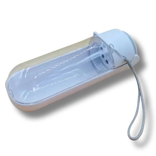 Prenosná fľaša na vodu - 420 ml - Biela