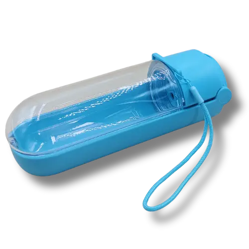 Prenosná fľaša na vodu - 420 ml - Modrá