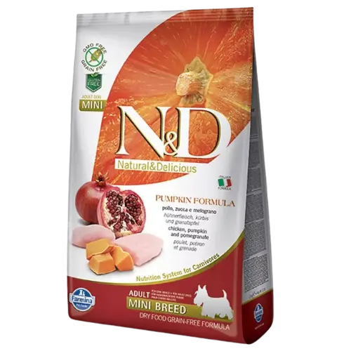 Farmina N&D dog PUMPKIN (GF) adult mini, chicken & pomegranate 7 kg