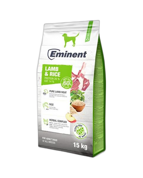 Eminent Dog Puppy Lamb & Rice 15 + 2  kg