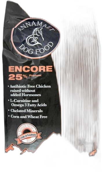 Annamaet dog Encore 25% protein 18,14 kg