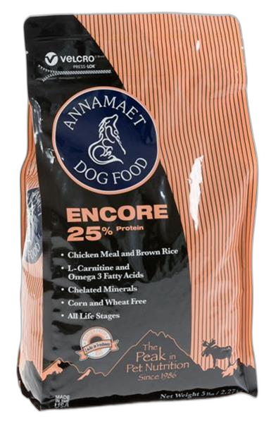 Annamaet dog Encore 25% protein 2,27 kg