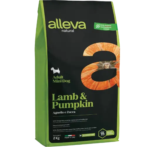 Alleva NATURAL dog adult medium & maxi  lamb & pumpkin 12 kg
