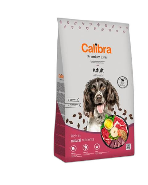 Calibra Premium Line Dog Adult Beef NEW 12 kg