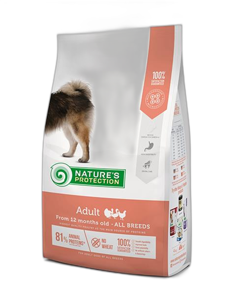 Natures P dog adult all breed poultry 12  kg