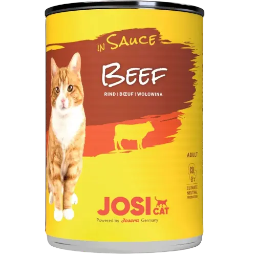 JosiCat konzerva Cat Beef in Sauce 415 g