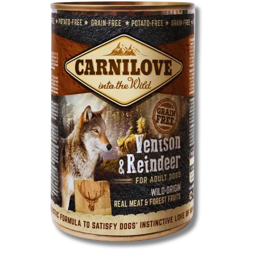 Carnilove Can Dog Wild Meat Venison & Reindeer 400 g
