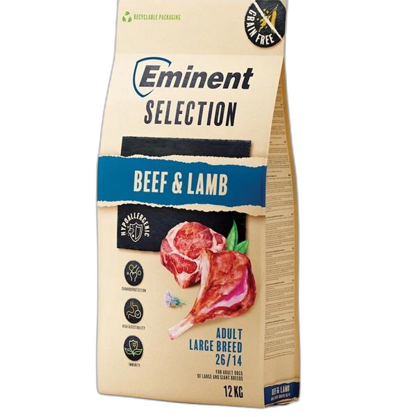 Eminent dog Selection Adult Large Breed Beef & Lamb 12 kg
