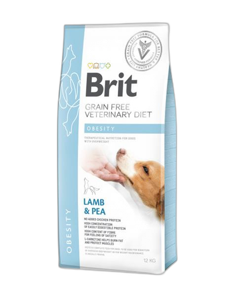 Brit Veterinary Diets GF dog Obesity 12 kg