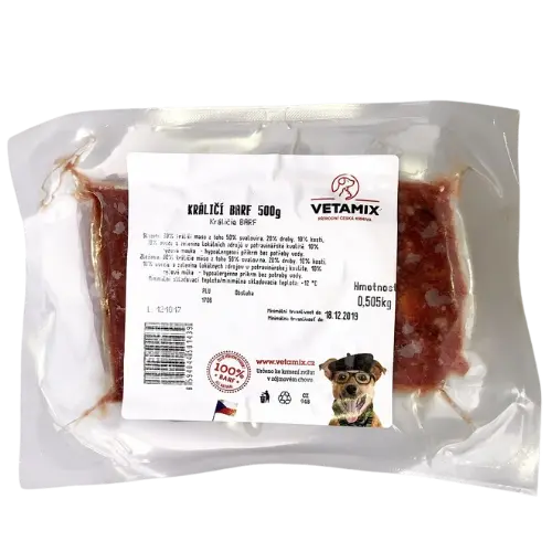  Barf - BARF králičí menu 0,5 kg