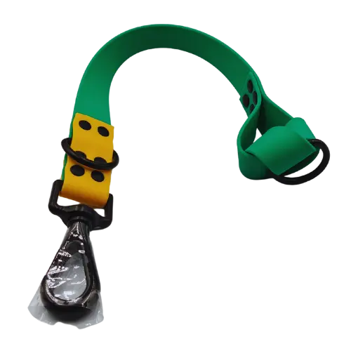 Kontrolná rukoväť s uzlom - vodeodolná - 40cm - Zelená/Žltá/Čierna
