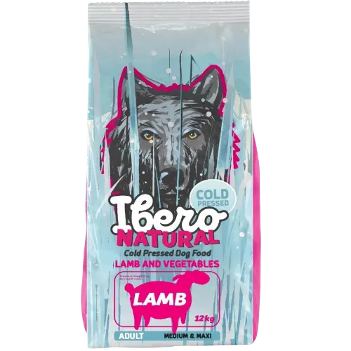 Ibero COLD PRESSED dog adult M/L LAMB - 12kg