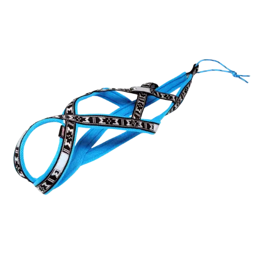 MANMAT - postroj RUN LONG – alpská modrá + strieborná, veľkosť M