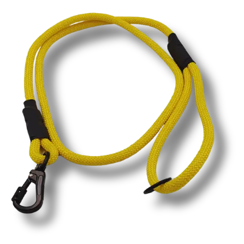 Lanové vodítko krátke - 8mm/130cm - Žlté