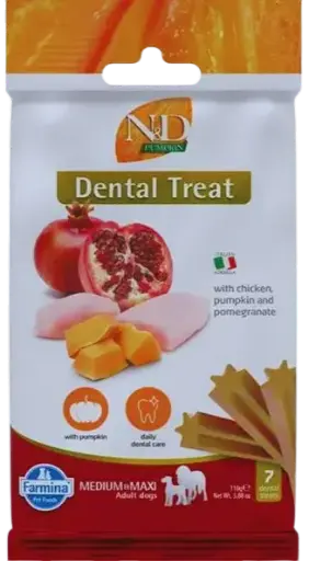 Pamlsok Farmina ND Pumpkin Dog Chicken Pomegranate Adult medium & maxi 100g