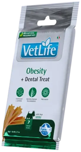 Pamlsok Farmina Vet Life Dog Obesity Adult Mini 60g