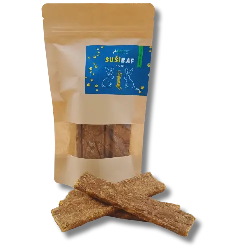 Sušibaf-zajac prúžky - 100g