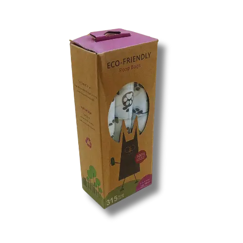 Rozložitelné sáčky na exkrementy 21 ks - Biele