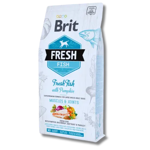 Brit Fresh Fish with Pumpkin Adult Large 2,5 kg
