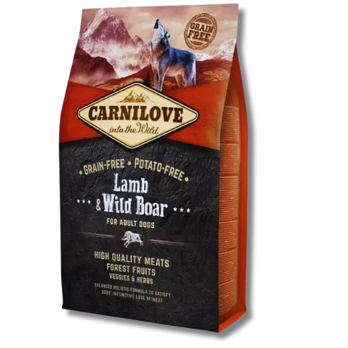 Carnilove Lamb & Wild Boar for Adult 4 kg