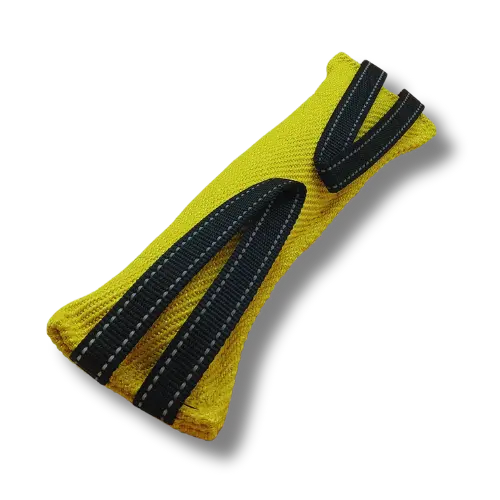 Hračka pre psa šport - Odolná textília - Preťahovadlo - Žlté - 60 cm Dĺžka 