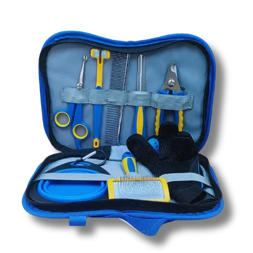 Grooming sada 8 dielna - Modrá 