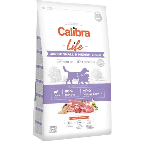 [OBC019454] Calibra Dog Life Junior Small & Medium Breed Lamb 12 kg