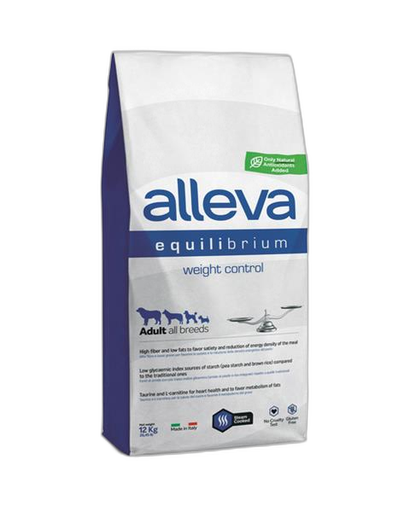 [OBC021710] Alleva SP EQUILIBRIUM dog adult weight controll all breed chicken & ocean fish 12 kg