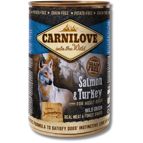 Carnilove Can Dog Wild Meat Salmon & Turkey 400 g