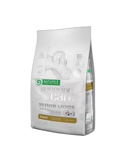 [OBC025105] Natures P Superior care white dog adult lamb small&mini 4 kg