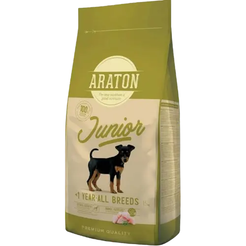 [OBC026260] ARATON dog junior all breed poultry 15+1 kg