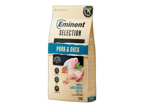 [OBC026283] Eminent dog Selection Adult Large Breed Pork & Duck 12 kg