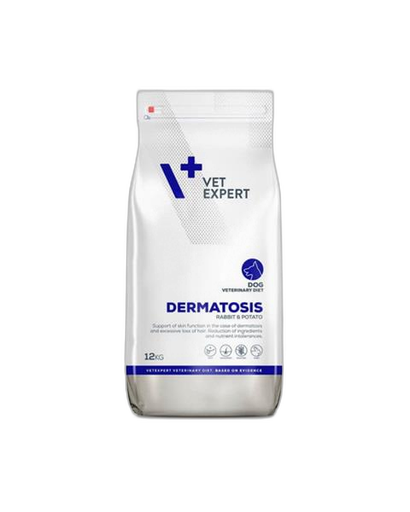 [OBC022852] VetExpert VD dog 4T Dermatosis Rabbit & Potato 12 kg