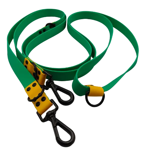 Prepínacie vodítko - vodeodolné - 320 cm - Zelená/Žltá/Čierna