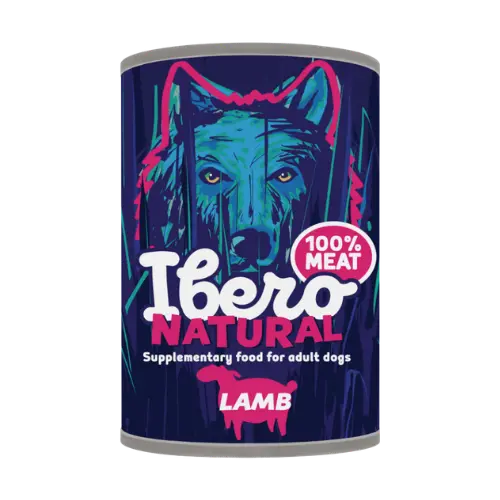 Ibero NATURAL dog konz. ADULT lamb - 400g